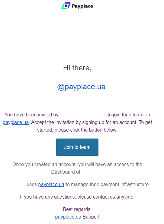 Приклад листа із запрошенням